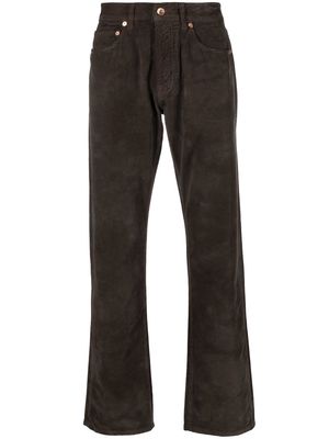 PRESIDENT'S straight-leg jeans - Brown