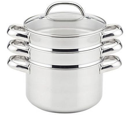 Prestige 4 qt. Stainless Steel Steamer Set with Steamer Basket