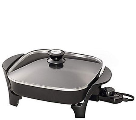 Presto 11" Electric Skillet with Glass Lid