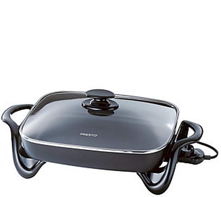 Presto 16" Electric Skillet w/ Glass Cover