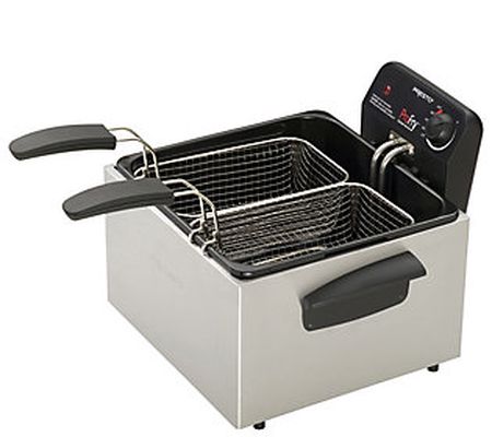 Presto S/S Dual-Basket ProFry Immersion Element Deep Fryer