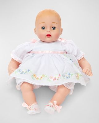 Pretty Pinafore Huggable Huggums Baby Doll