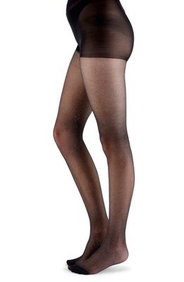 Pretty Polly Sparkle Fishnet Tights in Black/Gold