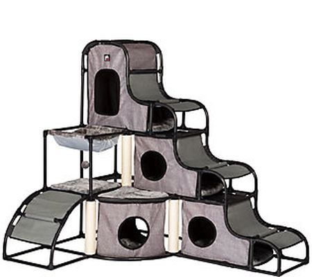Prevue Pet Products Catville Tower Gray