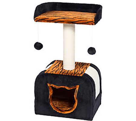 Prevue Pet Products Kitty Power Paws Tiger Hide away