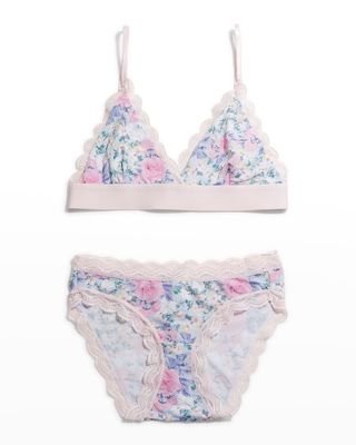 Primrose Pinkberry Lace Bralette and Knickers Set
