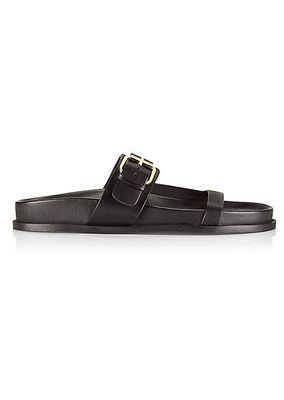 Prince Leather Open-Toe Sandals