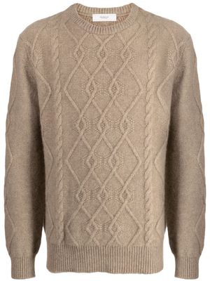 Pringle of Scotland cable-knit cashmere jumper - Neutrals