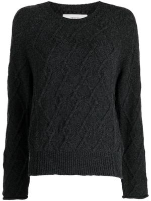 Pringle of Scotland cable-knit wool-blend jumper - Grey