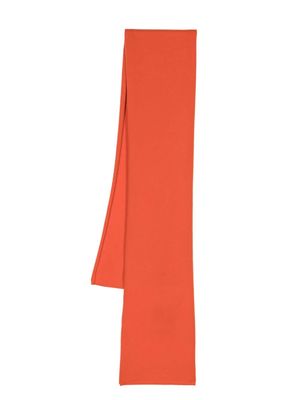 Pringle of Scotland fine-knit cashmere scarf - Orange