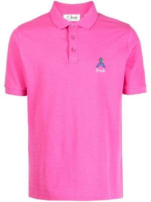 Pringle of Scotland Geometric George Golf polo shirt - Pink