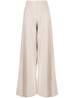 Pringle of Scotland high-waisted knitted trousers - Neutrals