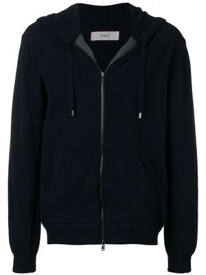 Pringle of Scotland knitted lounge hoodie - Blue