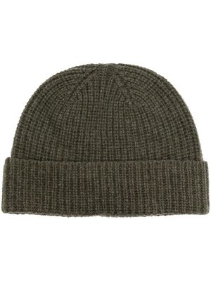 Pringle of Scotland ribbed-knit cashmere beanie - Green