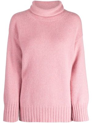 Pringle of Scotland roll-neck cashmere jumper - Pink