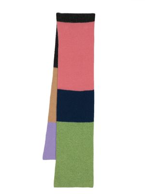 Pringle of Scotland striped brushed cashmere scarf - Multicolour
