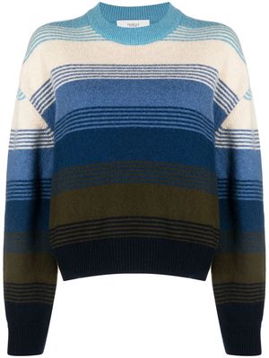 Pringle of Scotland striped wool jumper - Blue