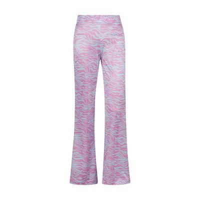 Printed Trousers Flare Pant
