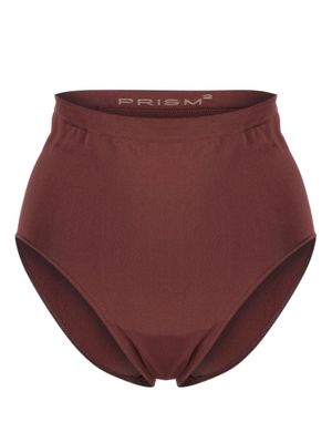 PRISM² Tranquil high-waisted bikini bottoms - Brown