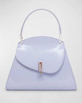Prisma Leather Top-Handle Bag