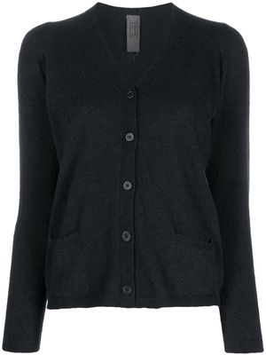 Private 0204 V-neck knit cardigan - Black