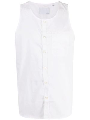 Private Stock Geronimo cotton tank shirt - White