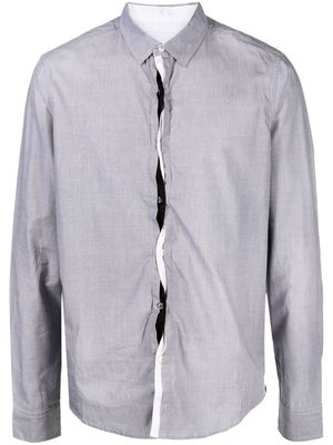 Private Stock The Hannibal layered shirt - Grey