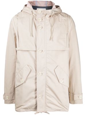 Private Stock The Leonidas hooded jacket - Neutrals
