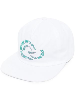 Prmtvo Cycles logo-embroidered cap - White