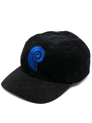 Prmtvo logo-embroidered cap - Black