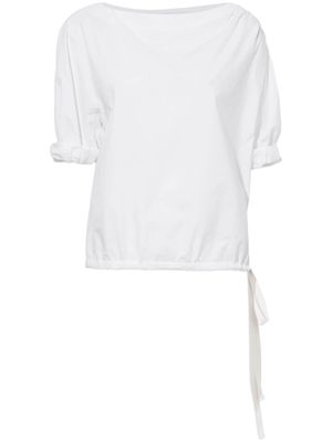 Proenza Schouler Addison puff-sleeve cotton T-shirt - White