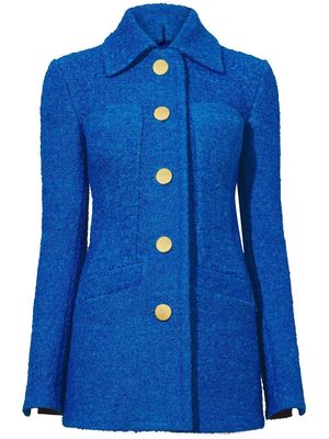 Proenza Schouler bouclé tweed jacket - Blue