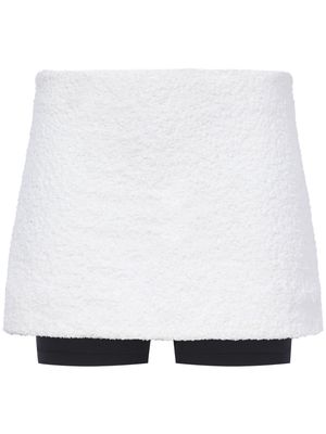 Proenza Schouler bouclé tweed mini skirt - White