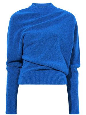 Proenza Schouler brushed-knit slouchy jumper - Blue