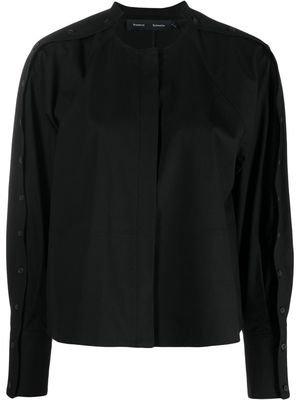 Proenza Schouler buttoned long-sleeve blouse - 001 BLACK