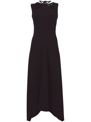 Proenza Schouler cut-out A-line dress - Black