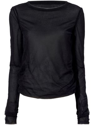 Proenza Schouler Dara long-sleeve jersey T-shirt - Black