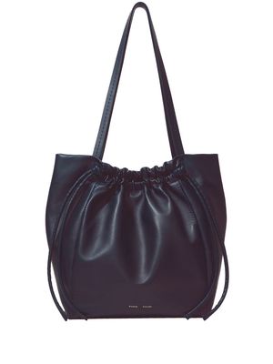 Proenza Schouler drawstring-fastened leather tote - Blue