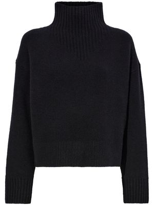 Proenza Schouler fine-knit roll-neck jumper - Black