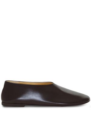 Proenza Schouler Glove leather slippers - Brown