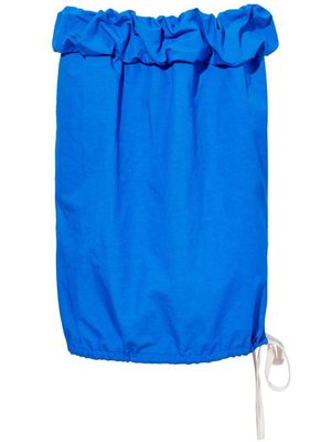 Proenza Schouler Hayley crinkled poplin skirt - Blue