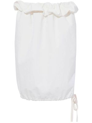 Proenza Schouler Hayley crinkled poplin skirt - White