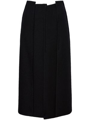 Proenza Schouler high-waist twill midi skirt - Black