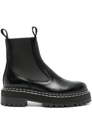 Proenza Schouler leather chelsea boots - Black