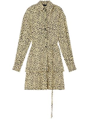 Proenza Schouler leopard-print shirt dress - Neutrals