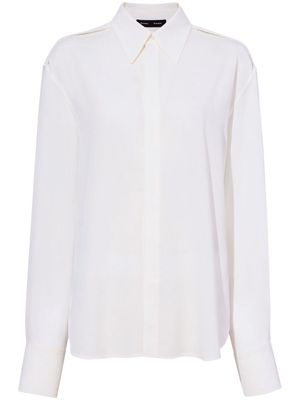 Proenza Schouler Maya textured shirt - White