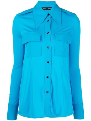 PROENZA SCHOULER oversized-collar shirt - Blue