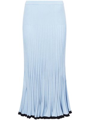 Proenza Schouler pleated high-waist midi skirt - Blue