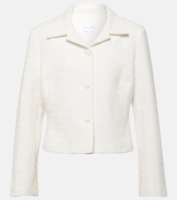 Proenza Schouler Quinn cropped cotton tweed jacket