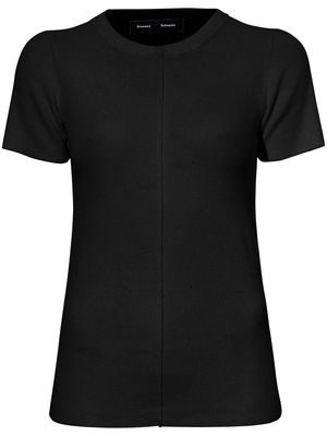 Proenza Schouler ribbed crew-neck T-shirt - Black